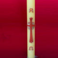 Paschal candle with beeswax relief (80x120 cm)