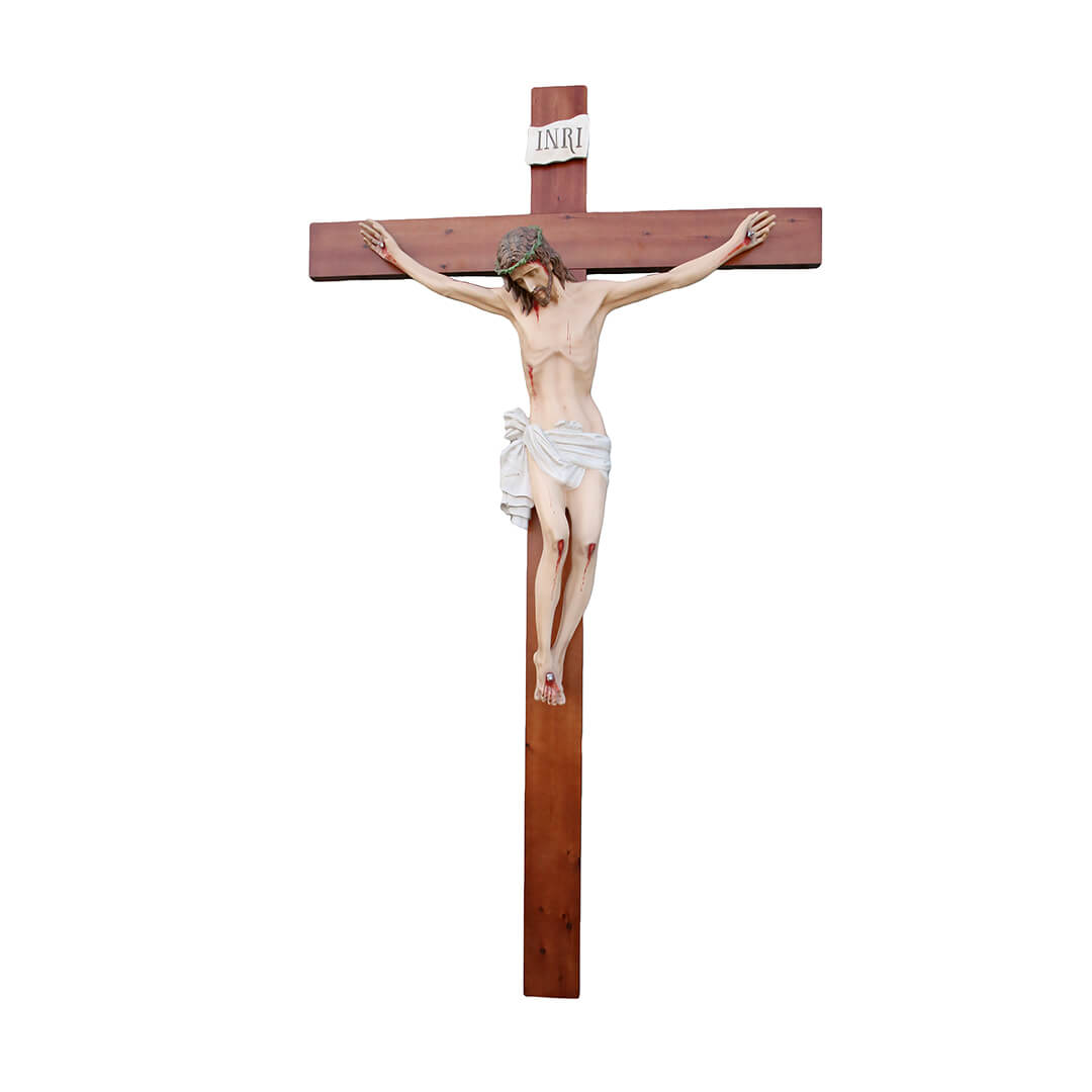 Statua Cristo in Croce - 160cm - Lux Dei - Vendita Articoli Religiosi