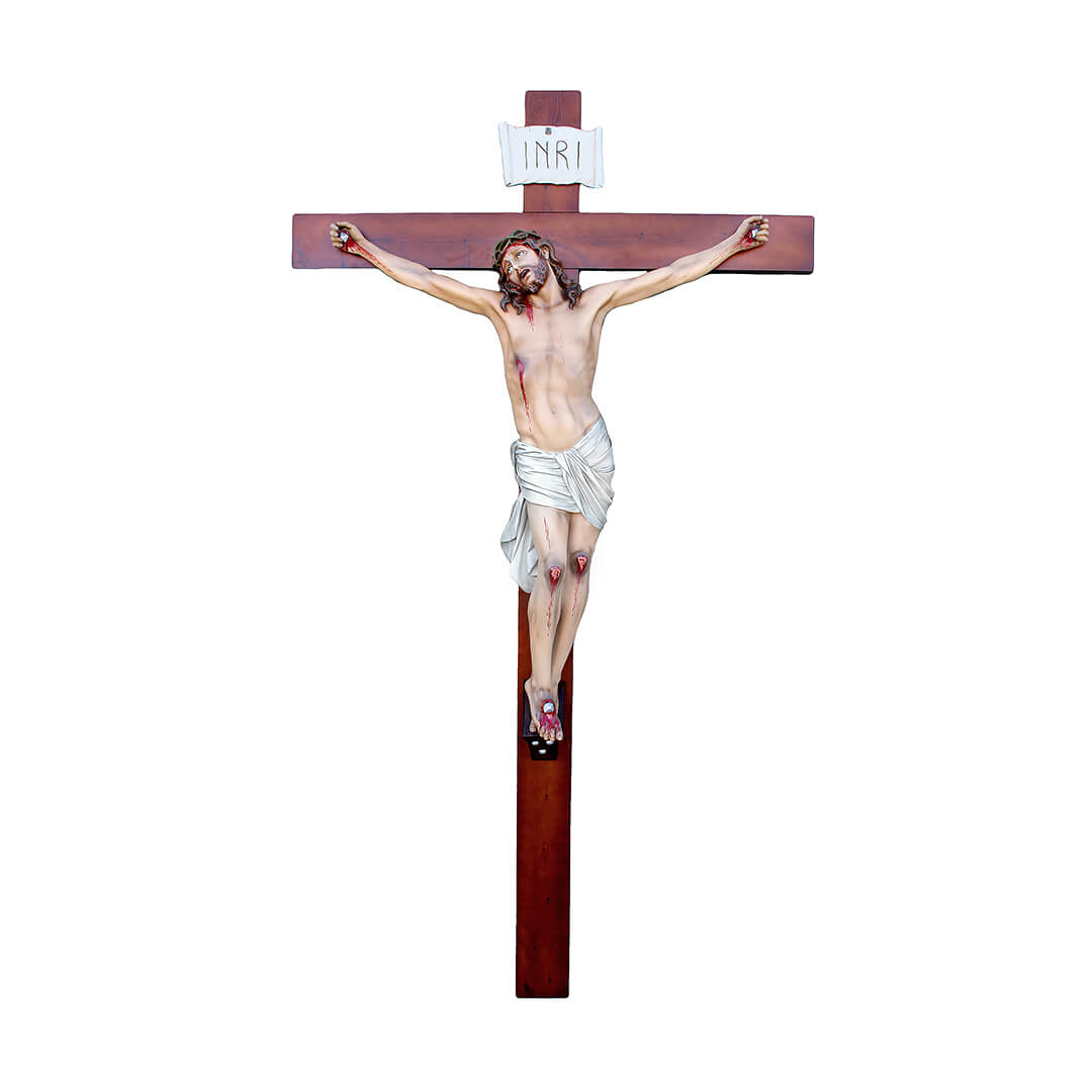 Statua Cristo in Croce - 180cm - Lux Dei - Vendita Articoli Religiosi