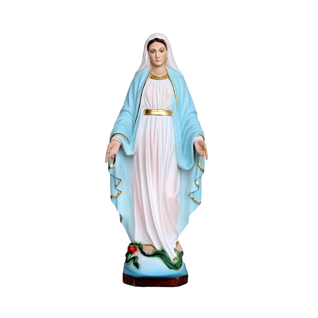 Statua Madonna Miracolosa con mani aperte - 80cm - Lux Dei - Vendita Articoli Religiosi