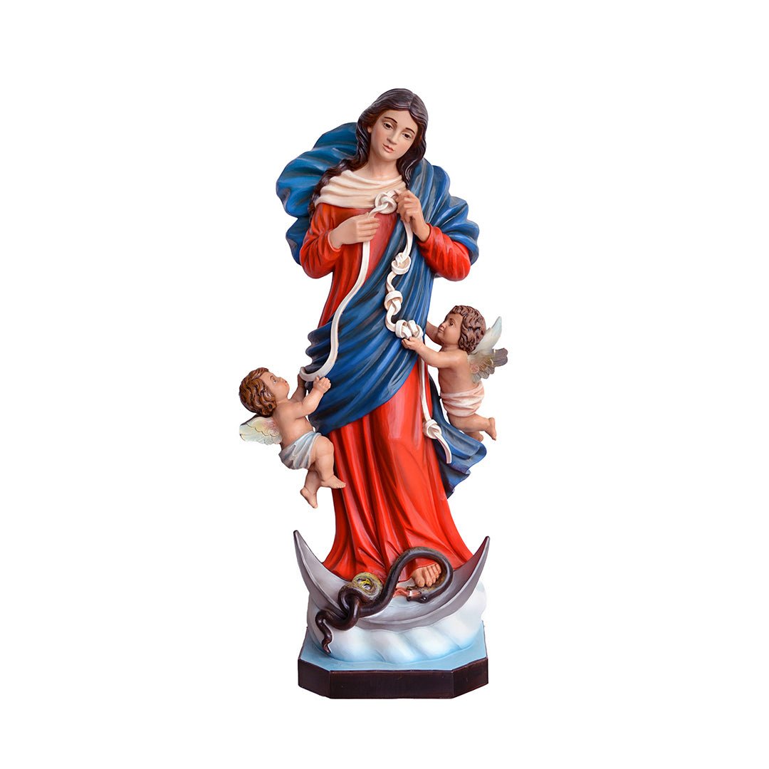 Statua Maria che Scioglie i Nodi - 100cm - Lux Dei - Vendita Articoli Religiosi