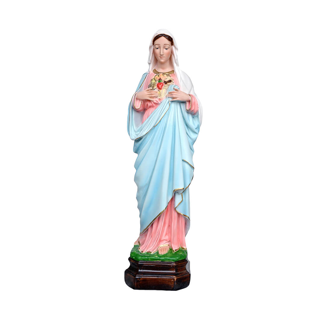 Statua Sacro Cuore di Maria - 50cm - Lux Dei - Vendita Articoli Religiosi