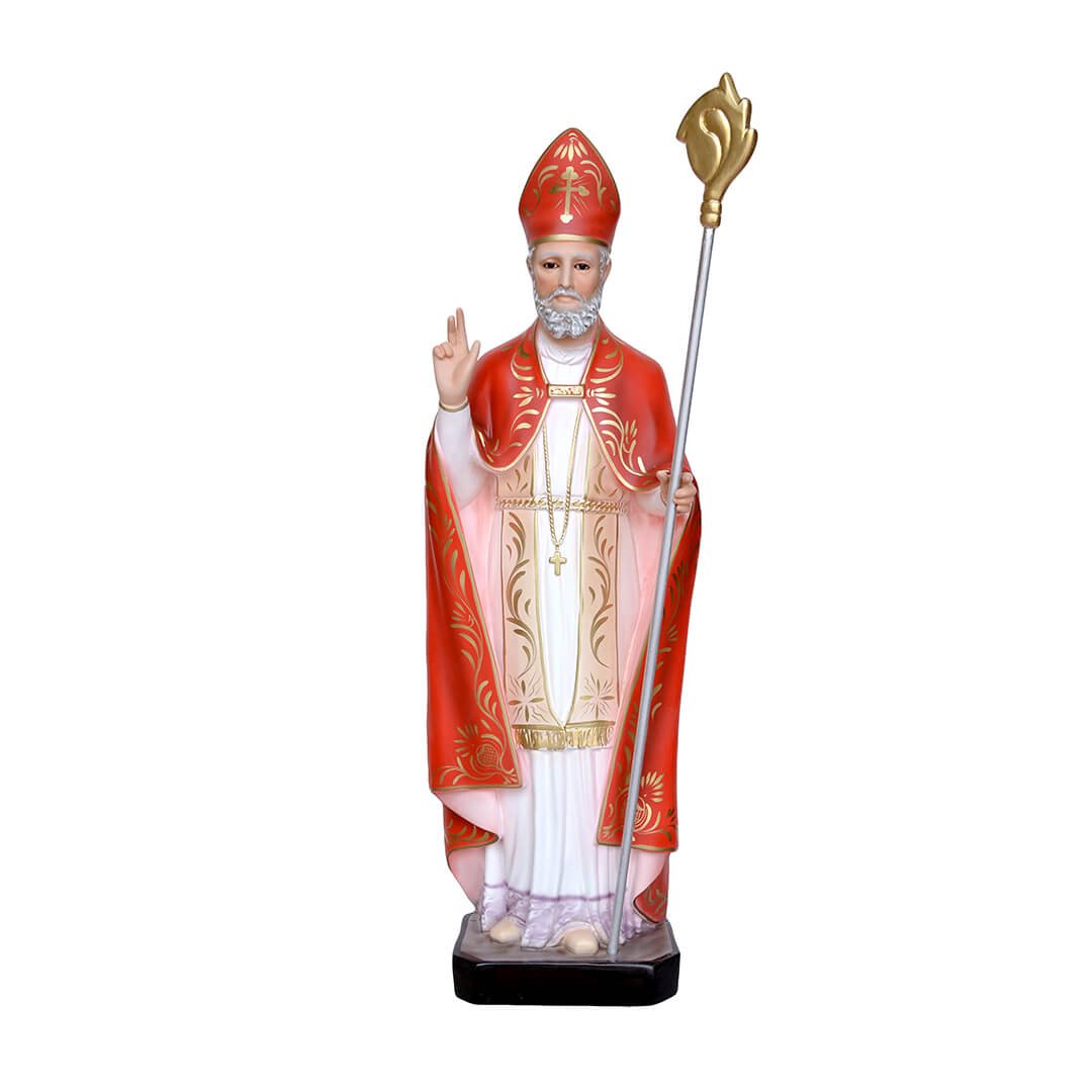 Statua San Biagio - 75cm - Lux Dei - Vendita Articoli Religiosi