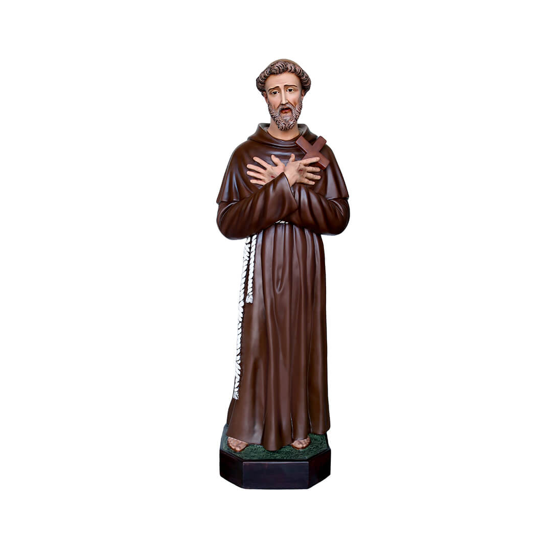 Statua San Francesco d'Assisi - 150cm - Lux Dei - Vendita Articoli Religiosi
