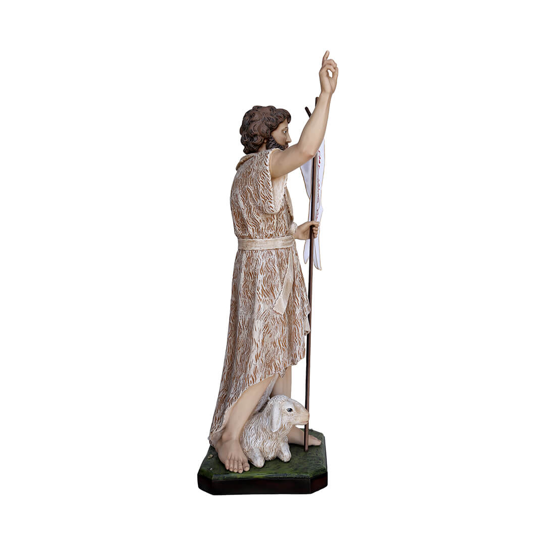 Statua San Giovanni Battista - 31cm - Lux Dei - Vendita Articoli Religiosi