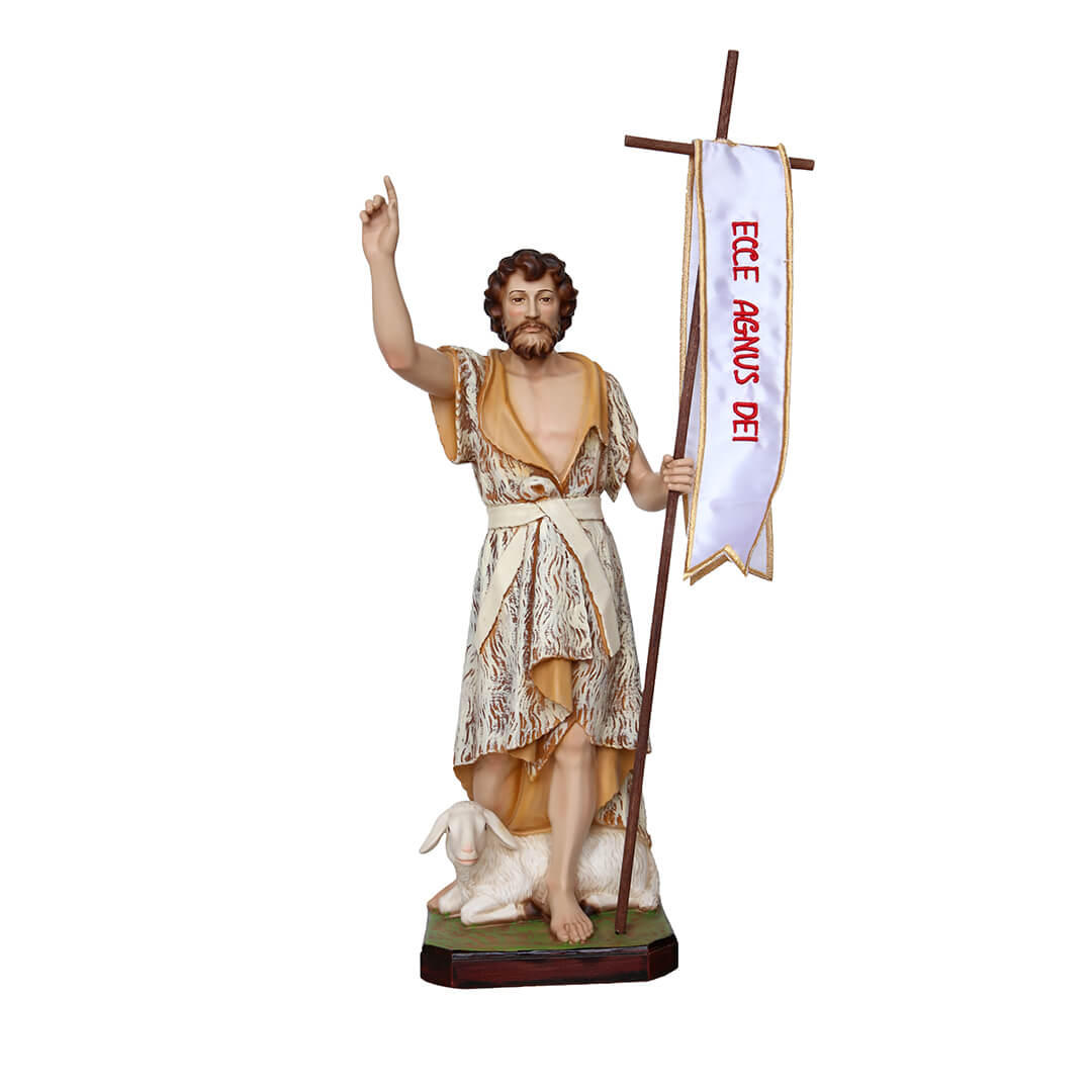 Statua San Giovanni Battista - 41cm - Lux Dei - Vendita Articoli Religiosi