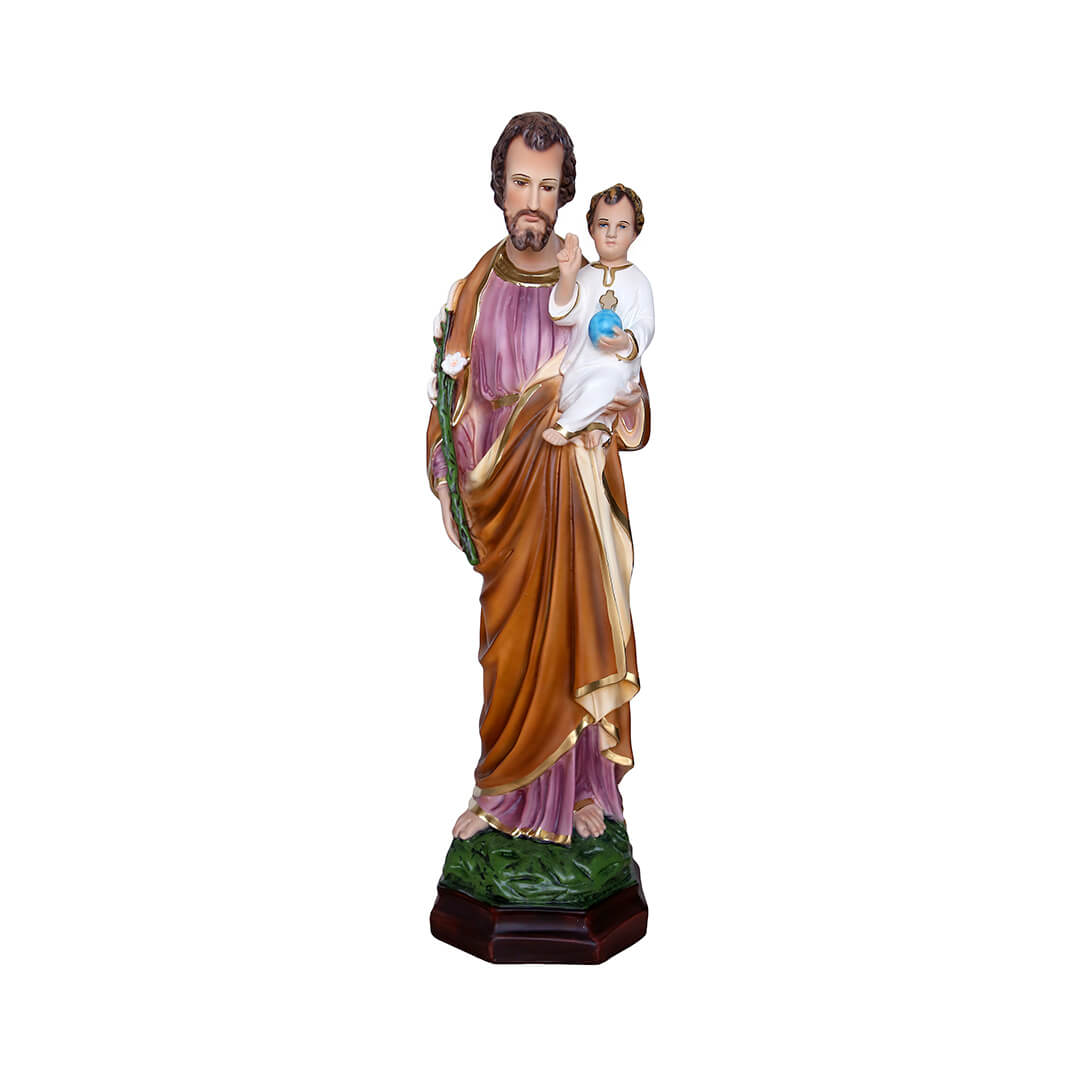 Statua San Giuseppe - 64cm - Lux Dei - Vendita Articoli Religiosi