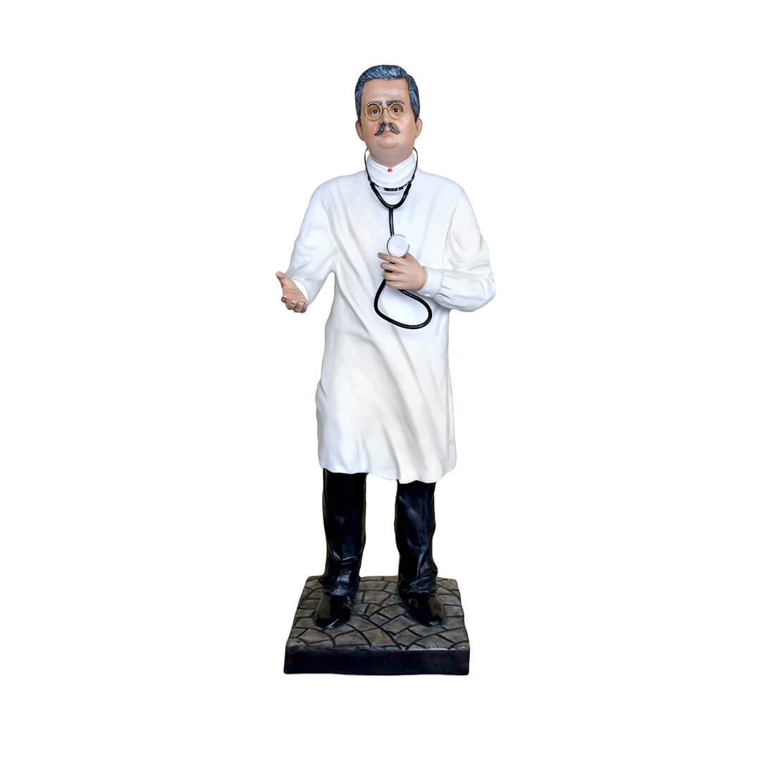 Statua San Giuseppe Moscati - 127cm - Lux Dei - Vendita Articoli Religiosi