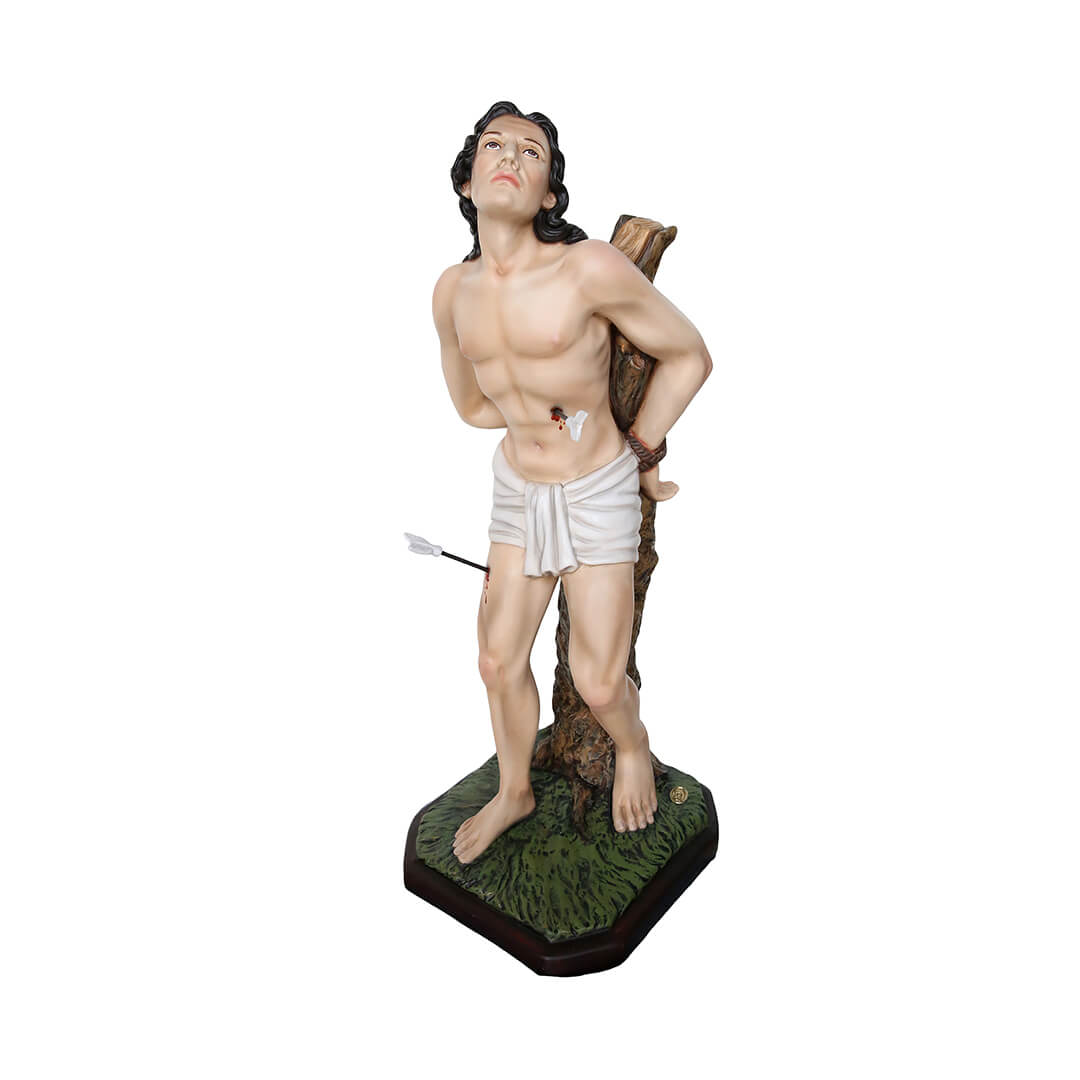 Statua San Sebastiano - 60cm - Lux Dei - Vendita Articoli Religiosi