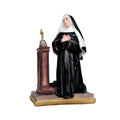 Statua Santa Rita in ginocchio - 40cm - Lux Dei - Vendita Articoli Religiosi